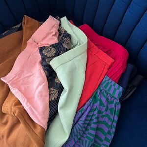 Lot of 11 Vintage Womens Skirts 70s 80s Y2K Midi Pleated Size XS XL Mystery